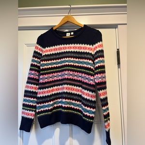 Gap Fair Isle Stripe Sweater Size Small